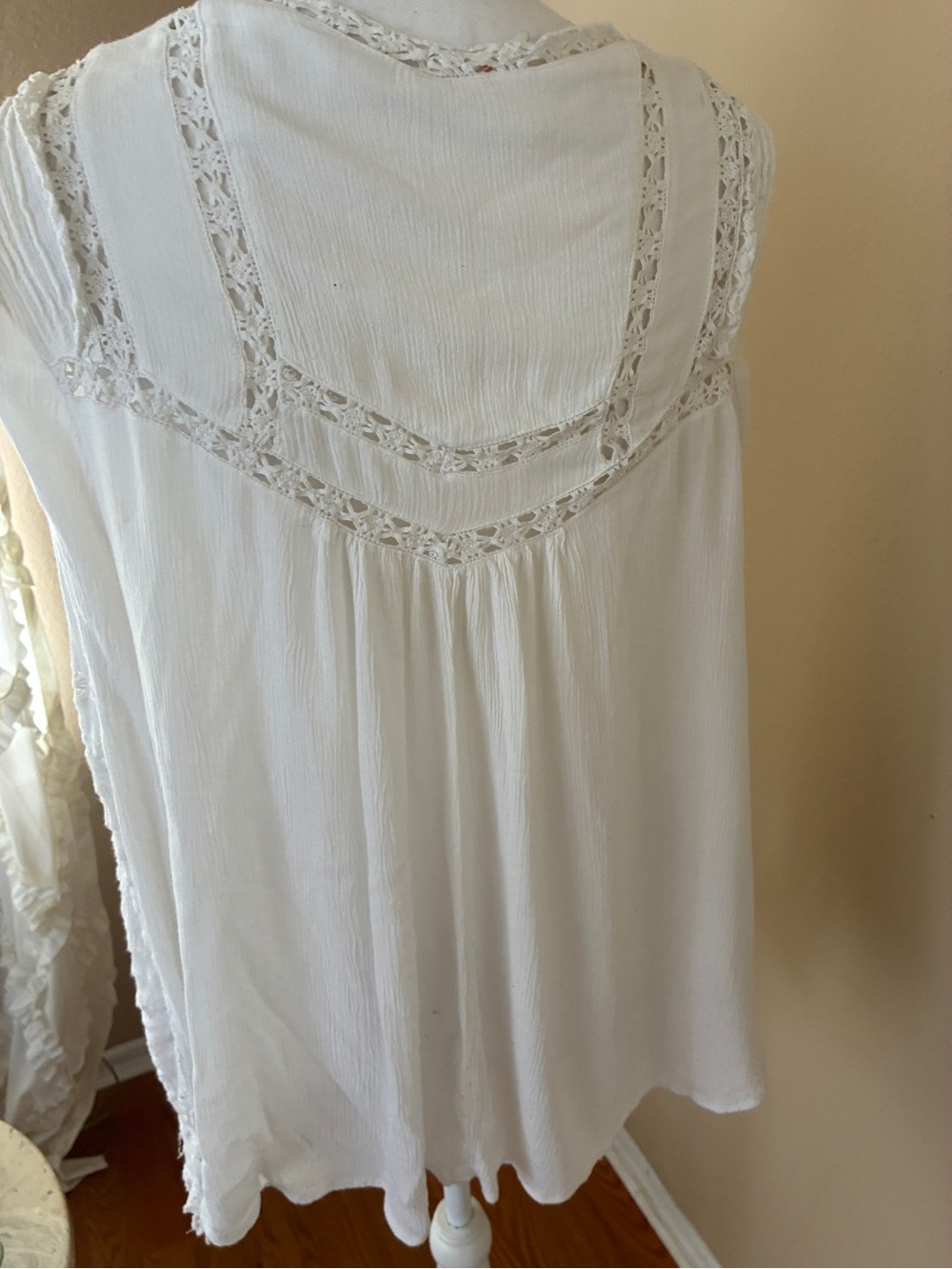 Free People top Meet Me Halfway blouse peasant boho Shirt - Picture 3 of 5